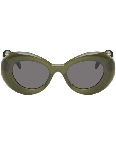 Loewe Green Wing Sunglasses - Black
