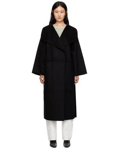 Totême Toteme Black Shawl Coat