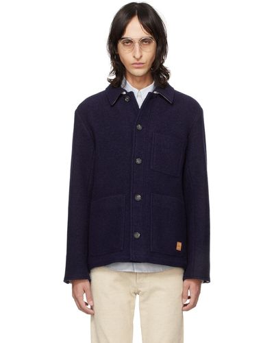 A.P.C. Blouson emile bleu marine