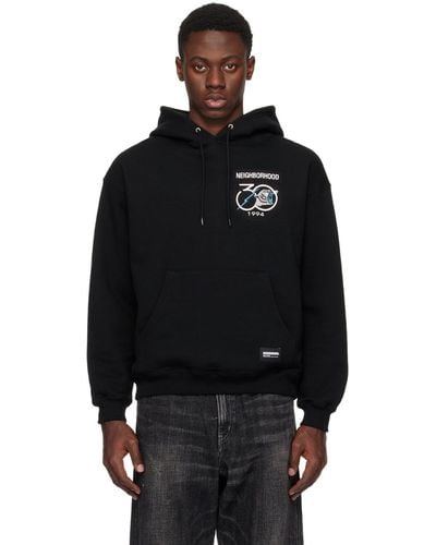 Neighborhood Patch Hoodie - Black