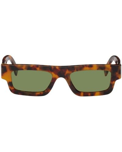 Retrosuperfuture Tortoiseshell Colpo Sunglasses - Green