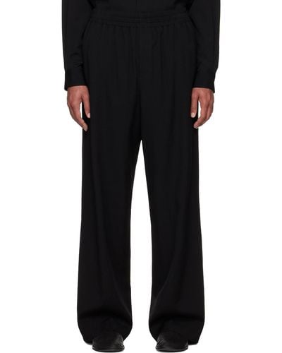 The Row Davide Trousers - Black
