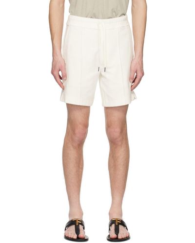 Tom Ford White Towelling Shorts