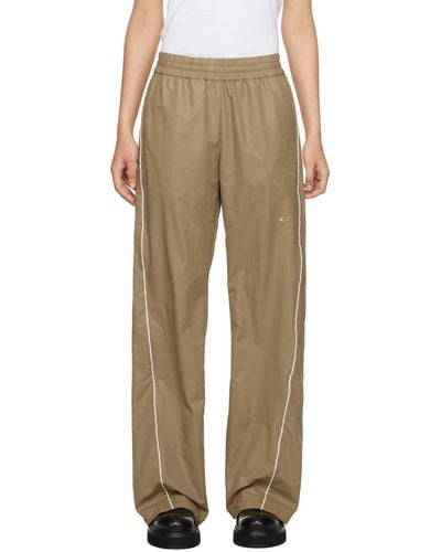 Commission Twisted Track Pants - Natural