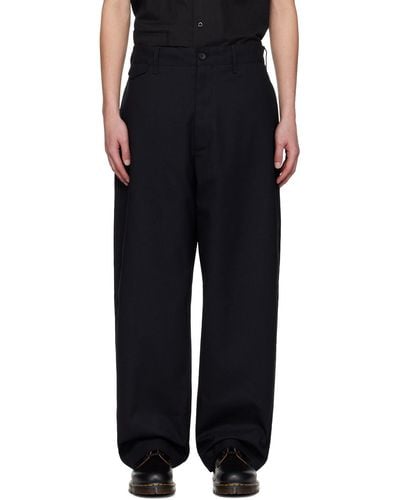 Engineered Garments Officer Pants - Black