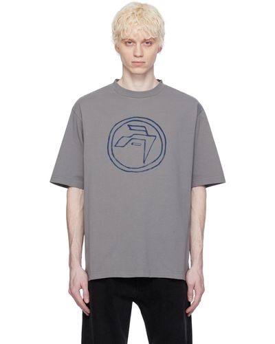Ambush T-shirt gris à image à logo