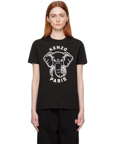 KENZO Paris Varsity Jungle Tシャツ - ブラック