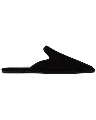 The Row Roger Slippers - Black