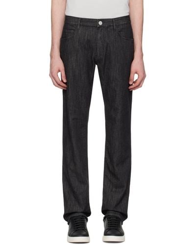 Giorgio Armani Five-pocket Jeans - Black