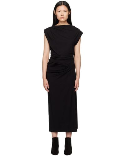 Isabel Marant Naerys Midi Dress - Black