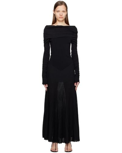 Khaite Black 'the Rebecca' Maxi Dress