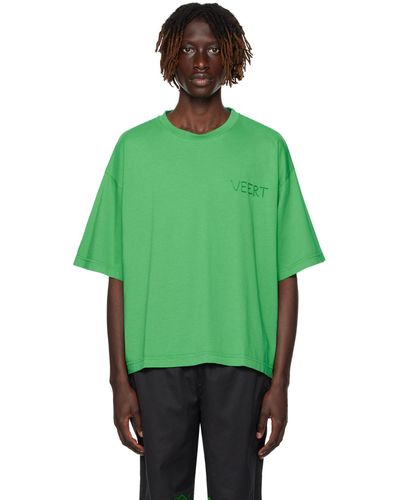Veert Handwritten T-shirt - Green