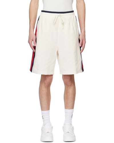 Gucci Off-white gg Shorts - Natural