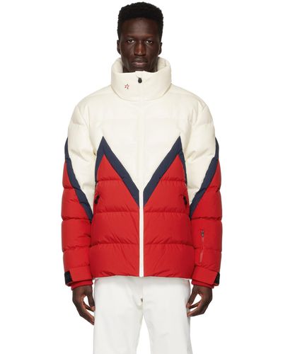 Perfect Moment White & Zeferino Down Jacket - Red