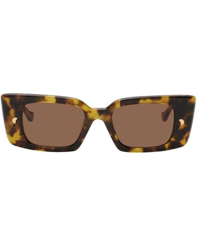 Nanushka Brown Carmel Sunglasses - Black
