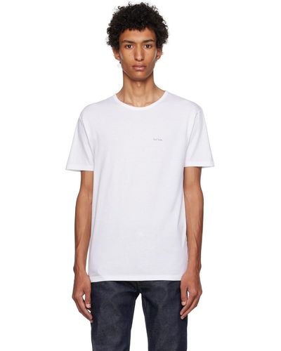 Paul Smith Ensemble de trois t-shirts e - Blanc