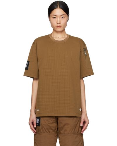 Undercover T-shirt brun édition the north face - Marron
