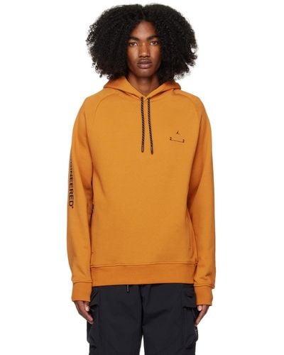 Nike Yellow 23 Engineered Hoodie - Orange