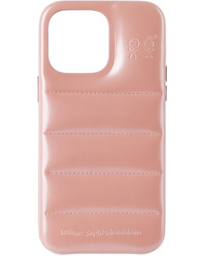 Urban Sophistication 'The Puffer' Iphone 14 Pro Max Case - Pink
