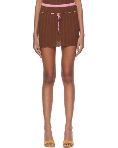GIMAGUAS Macondo Miniskirt - Brown