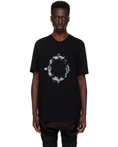 Julius Print T-shirt - Black