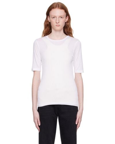 Totême Toteme Off-white Thin T-shirt - Black