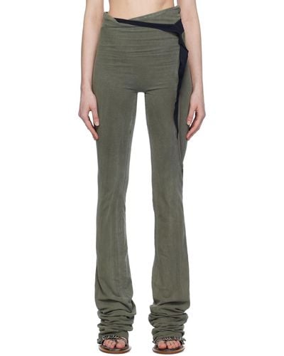 OTTOLINGER Ssense Exclusive Taupe Lounge Trousers - Black