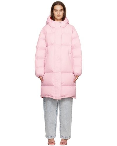 MSGM Pink Oversized Puffer Coat