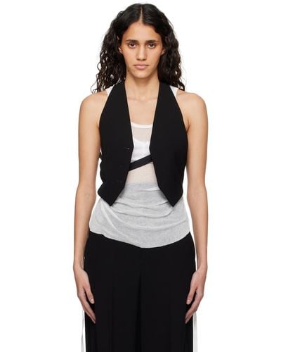 Ann Demeulemeester Mary Waistcoat - Black