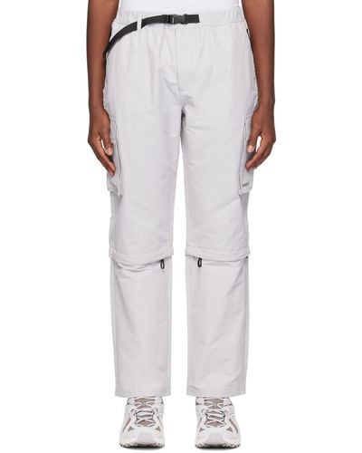 Manors Golf Zip Off Cargo Trousers - White