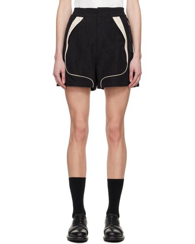 Adererror Panelled Shorts - Black