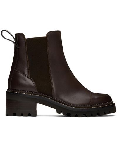 See By Chloé Bottes chelsea mallory noires