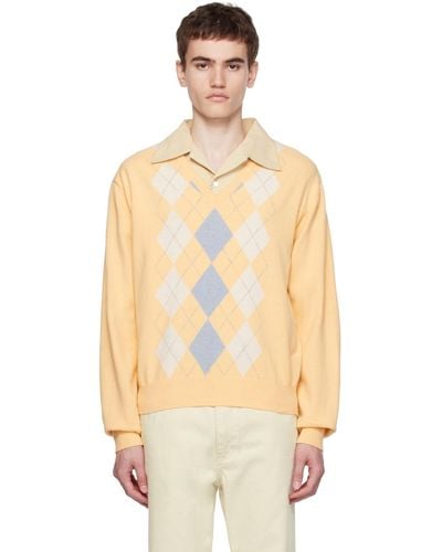 DUNST Argyle Sweater - Multicolour