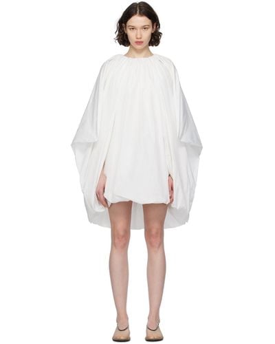 Stella McCartney Sleeveless Cape Minidress - White