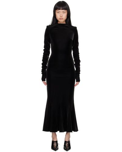 MISBHV Goth Midi Dress - Black