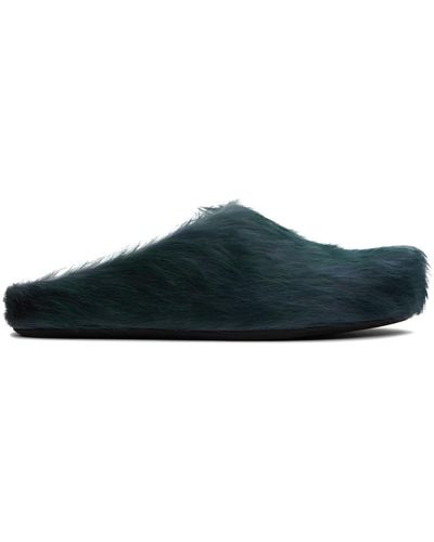 Marni Blue Fussbett Loafers - Black