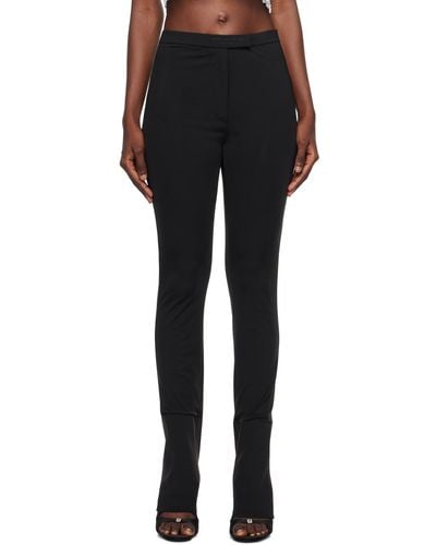 Alexander Wang Cross Leggings With Logo L at FORZIERI Canada