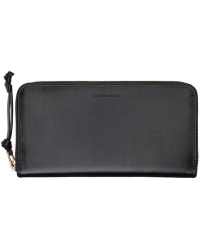 Dries Van Noten Rectangular Leather Wallet - Black