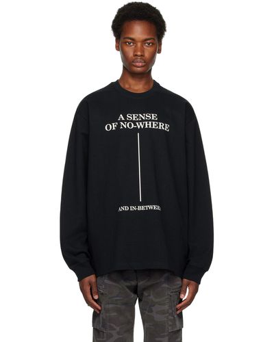 Song For The Mute 'a Sense Of Nowhere' Sweatshirt - Black