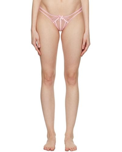 Agent Provocateur Pink Rozlyn Brief - Multicolour