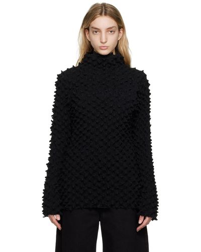 Marques'Almeida Marques Almeida Spike Turtleneck - Black