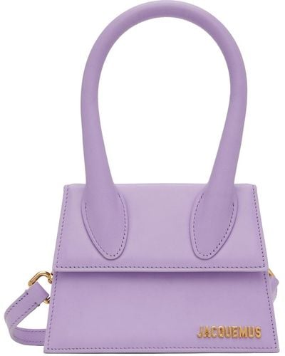 Jacquemus Le Papier 'Le Chiquito Moyen' Bag - Purple
