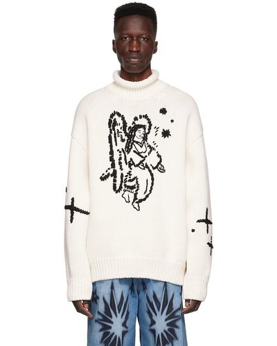we11done Off-white Wool Jumper