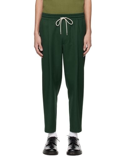 Drole de Monsieur 'le Pantalon Cropped' Trousers - Green