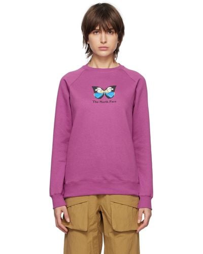 The North Face Purple Places We Love Sweatshirt - Pink