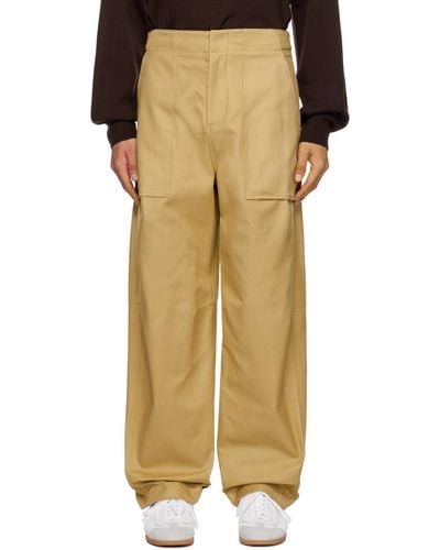 RECTO. Military Trousers - Natural