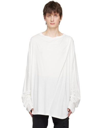 Julius Ssense Exclusive Long Sleeve T-shirt - White