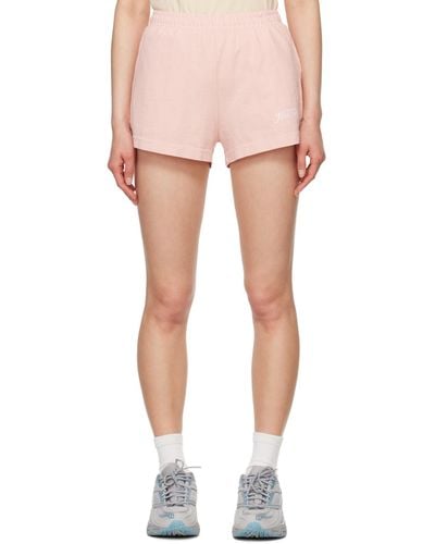 Sporty & Rich Rizzoli Disco Shorts - Pink