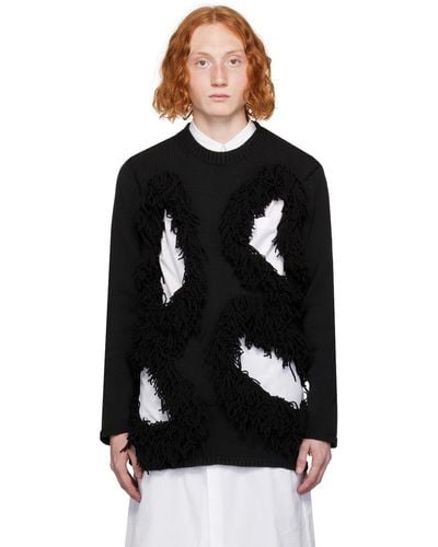 Comme des Garçons Fringe Jumper - Black