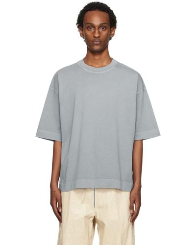 Dries Van Noten Blue Oversized T-shirt - Grey